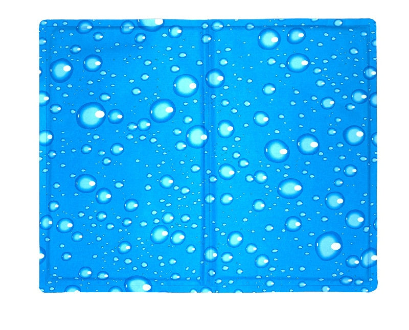 Pet Self-Cooling Pad – Washable & Soft Ice Silk Mat